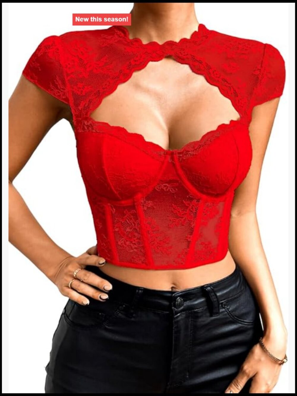 Sheer Mesh Floral Lace Corset Bustier Top Tummy Control Going Out
